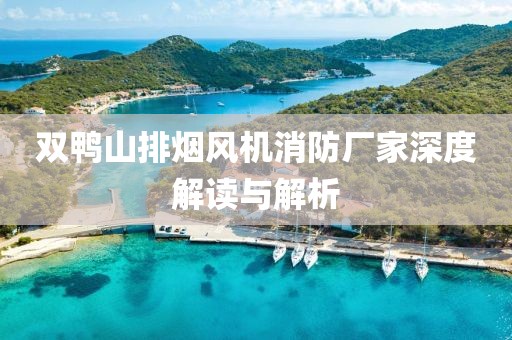 双鸭山排烟风机消防厂家深度解读与解析