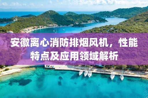 安徽离心消防排烟风机，性能特点及应用领域解析