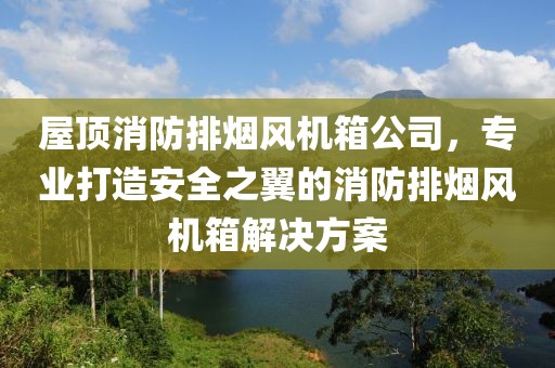 屋顶消防排烟风机箱公司，专业打造安全之翼的消防排烟风机箱解决方案