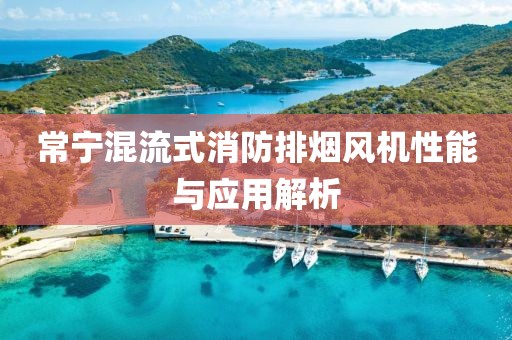 常宁混流式消防排烟风机性能与应用解析